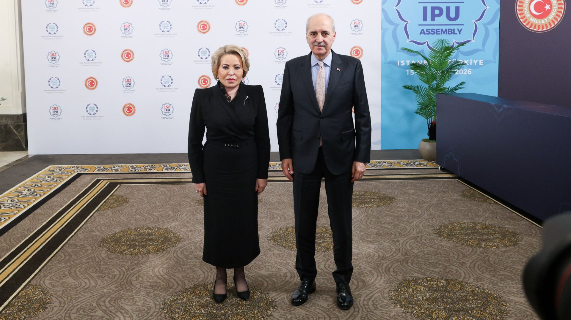 Встреча Председателя Совета Федерации с главой Великого национального собрания Турции