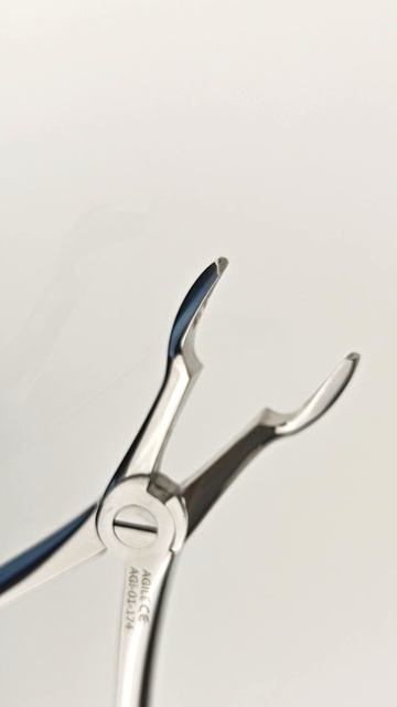 01-174 Щипцы для удаления зубов №67N верхние, для третьих моляров, AGILE