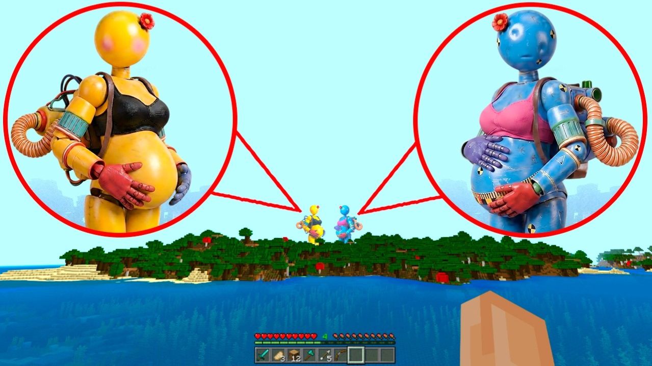 Я нашёл НОВУЮ Беременную Девушку-Игрока в Minecraft PE (Poppy Playtime, глава 5)