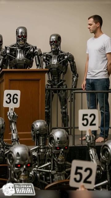 роботы ИИ клип