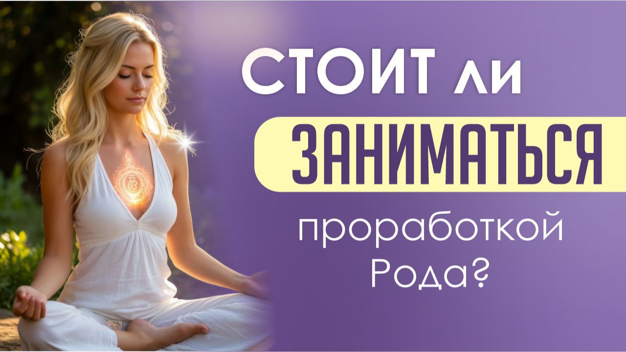 Стоит ли заниматься проработкой Рода