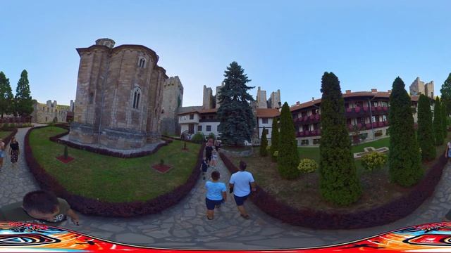 Manastir Manasija Despotovac - Manasija Monastery  Serbia 360 Video 4k Virtual Tour