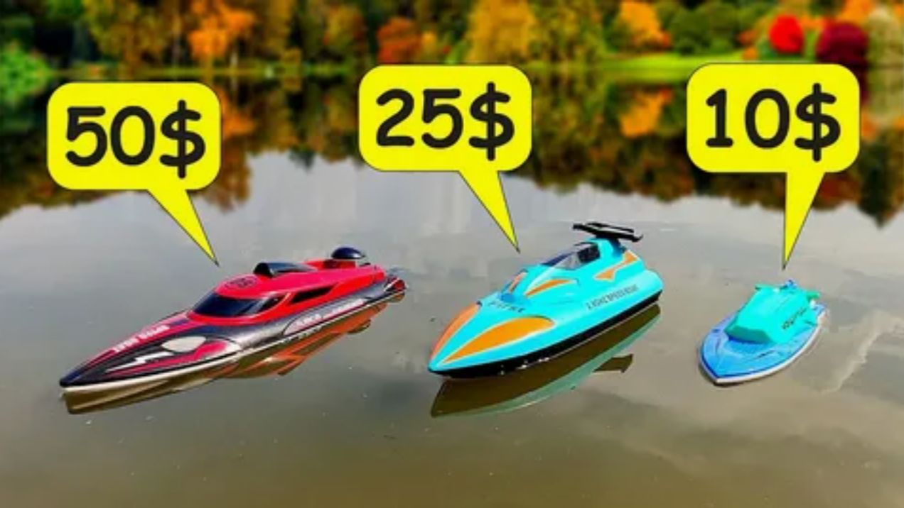 Катер на радиоуправлении за 50$ Vs 25$ Vs 10$