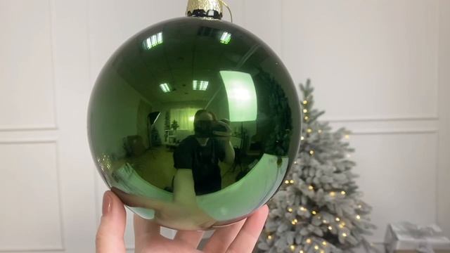 Елочный шар Королевская классика (Royal Classic) стеклянный, глянцевый, 2000542