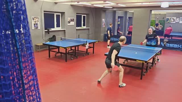 Садовников И. (606) - Звергздин А. (636) 14.04 настольный теннис турнир Лиги TTSPORT Санкт-Петербург