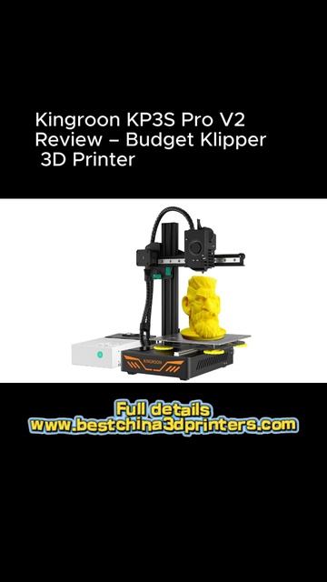 Kingroon KP3S Pro V2 Review – Budget Klipper 3D