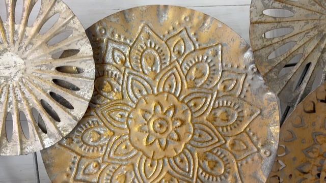 Декоративное настенное панно ФИДЕЛИЯ, металл, 111х60 см, 1013969