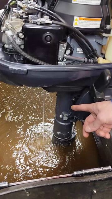 Запуск лодочного мотора Ямаха 5 после ТО