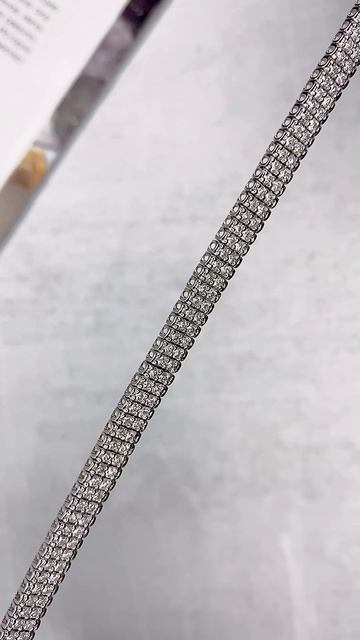 Браслет теннисный с бриллиантами арт: К11040