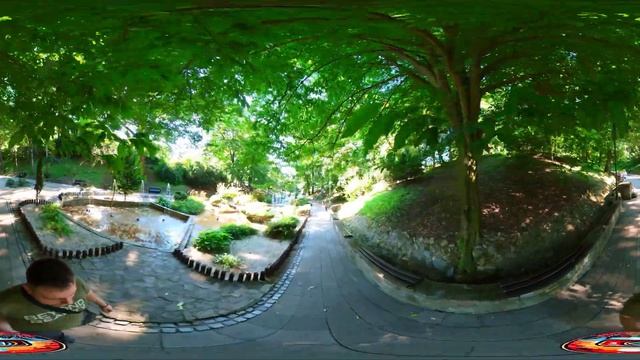 Jagodina City Park  360 Video 4k Virtual Tour Serbia