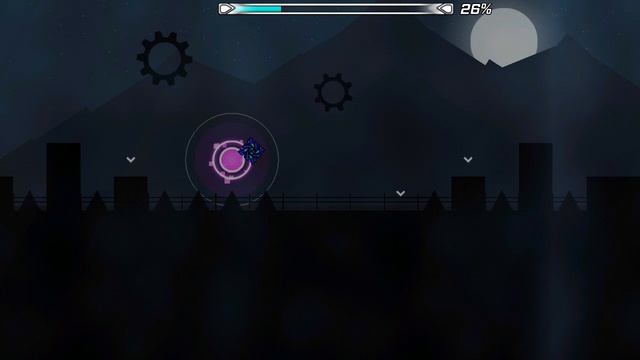 Прохожу короткий по длине уровень в геометри дэш.