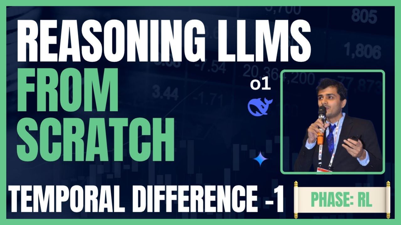 10) Lecture 9 - Temporal Difference Prediction Reinforcement Learning Phase ReasoningLLMsfromScratch