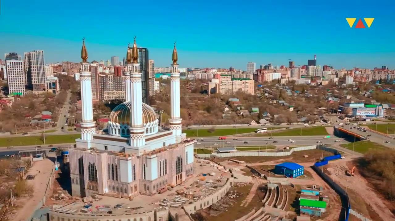 В Главном управлении архитектуры Уфы опубликовали видео строящейся мечети «Ар-Рахим»