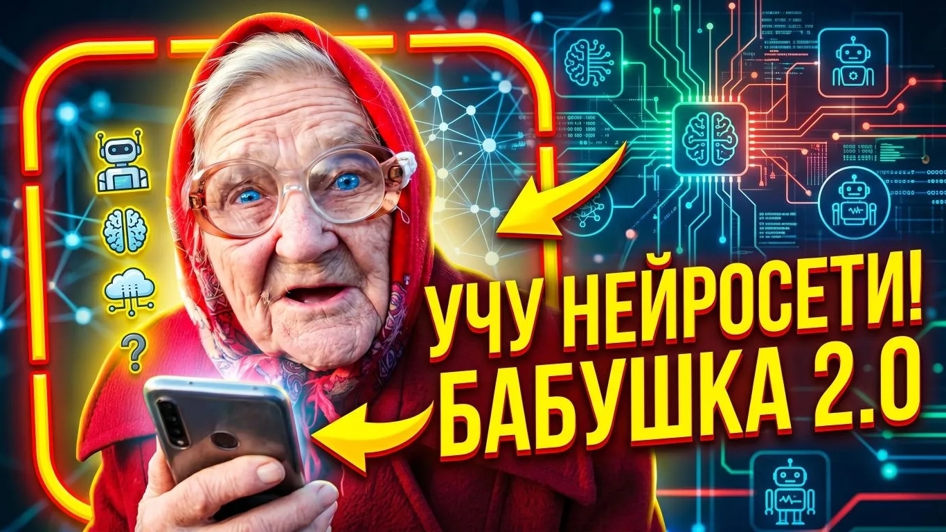 УЧУ СОВРЕМЕННОЙ НЕЙРОСЕТИ! бабушка 2.0?