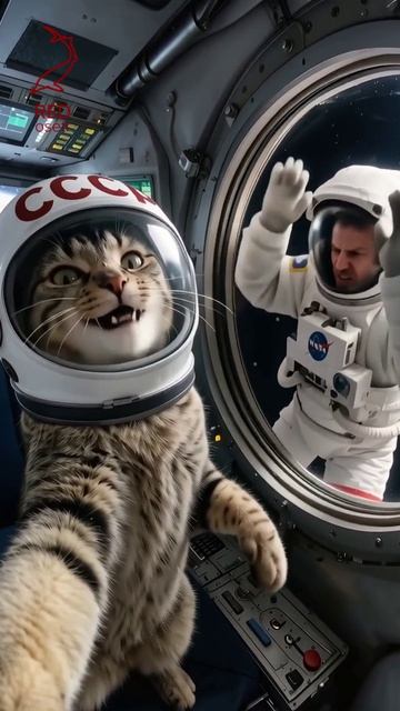 Пранк от кота в космосе