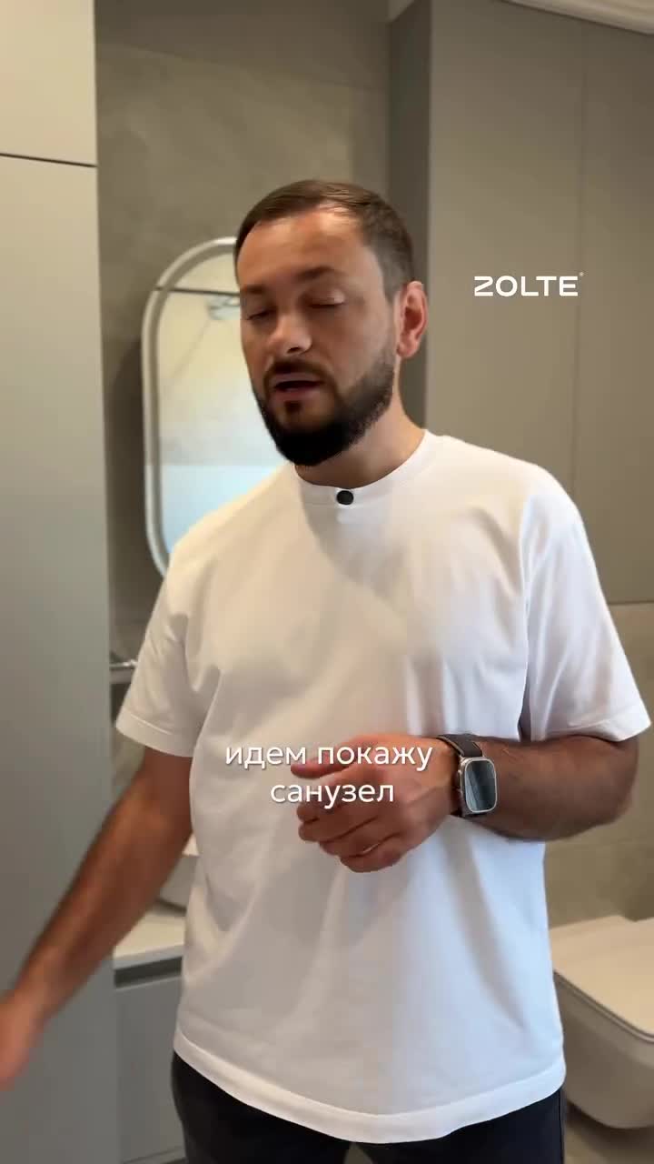 Компактно и удобно именно так мы организовали пространство в этом санузле.