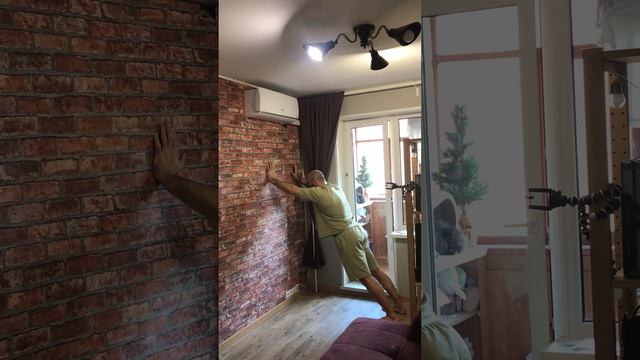 Подъемы на носки с упором в стену на 2ух ногах и по 1ои