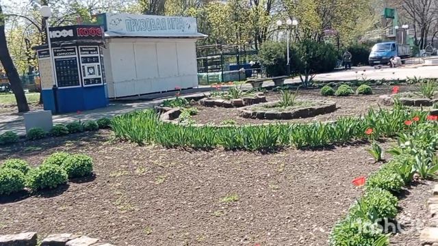 В Ейске23 Море Тюльпанов Что будет с фонтаном в Парке Поддубного...