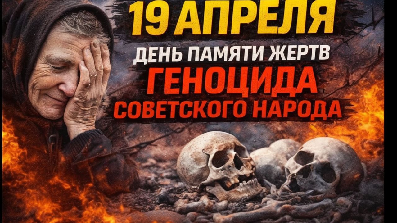 19 АПРЕЛЯ  День памяти жертв геноцида советского народа