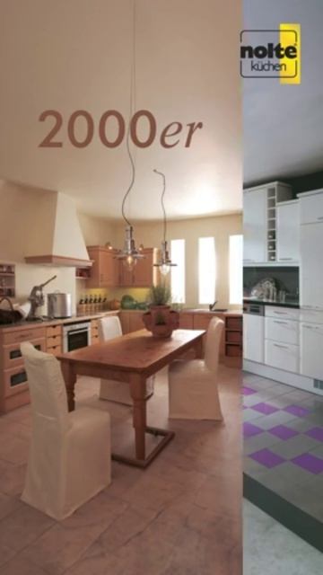Посмотрите как немецкие кухни Nolte менялись с течением времени.