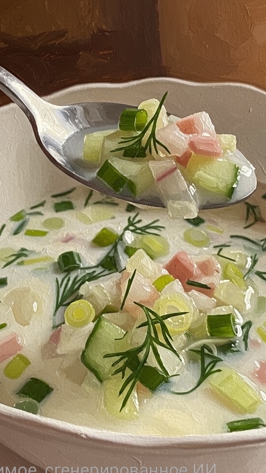 окрошка на квасе