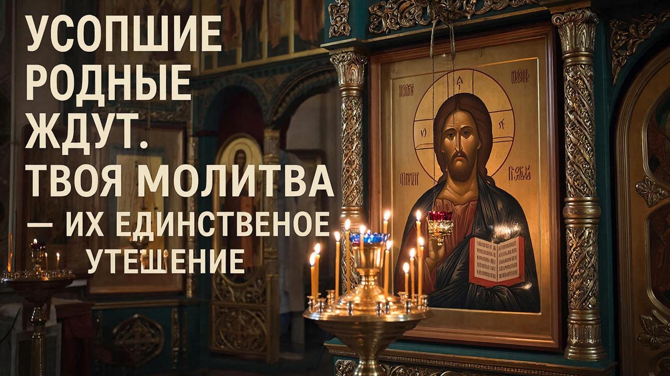 ☦️Поминальная молитва🕯️ Усопшие родные ждут твоя молитва их единственное утешение🙏