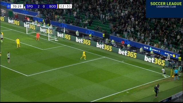 Спортинг  Будё-Глимт. Обзор матча. Лига чемпионов одна восьмая. 17.03.26