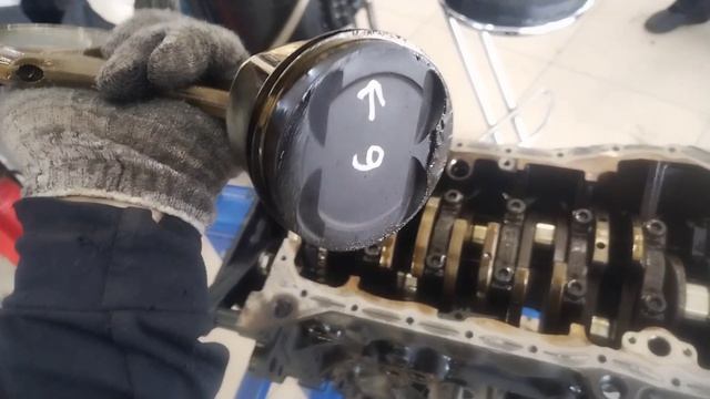 Порш Кайен 955 антифриз в цилиндре Грм снимаю двигатель