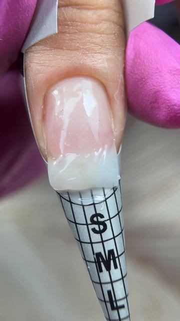 До наращивание угла  исправление формы ногтей  нижние формы