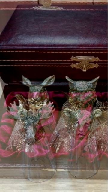 Стопки подарочные Звери в шкатулке