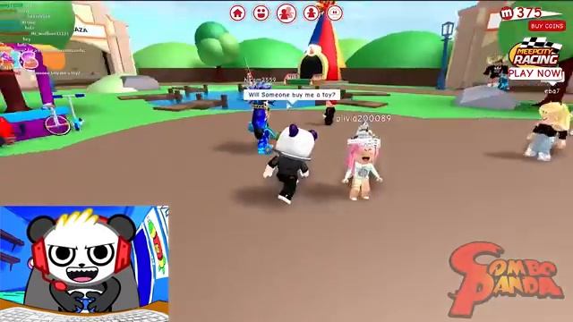 Roblox Meep City Racing Take Care Of A Baby  House Stuff Lets Play With Combo Panda