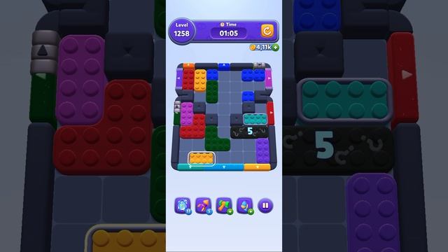 Color Block Jam 1258 Уровень