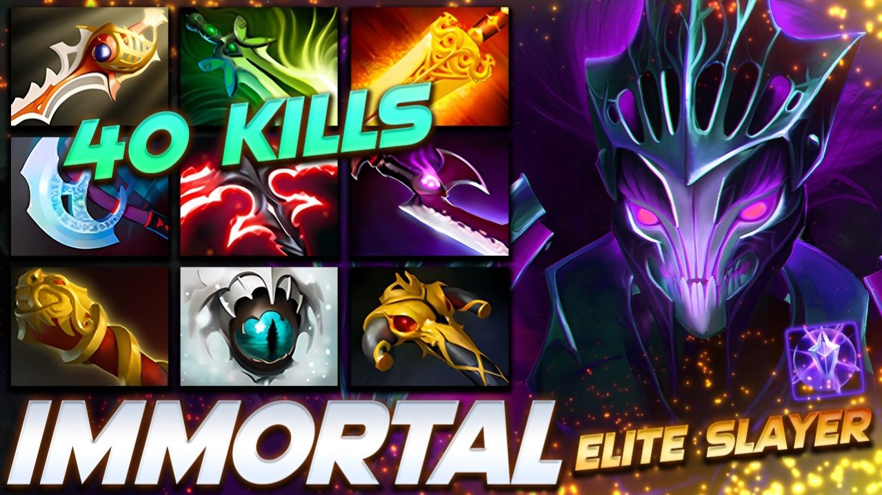 Spectre 40 Frags Elite Slayer — профессиональный геймплей в Dota 2 [Смотри и учись]