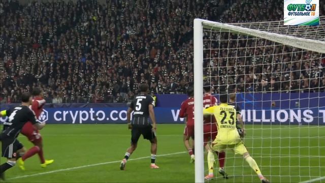 Франкфурт - Ливерпуль. Обзор матча 22.10.2025. Лиг