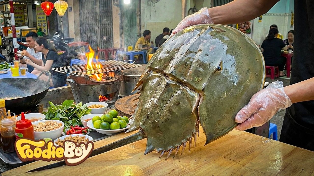 Редкие блюда из морепродуктов Таиланда  Мечехвост и креветки-богомолы