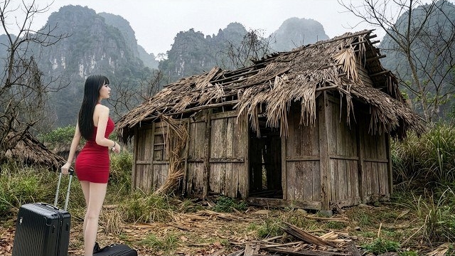 Женщина возвращается из города и возраждает давно заброшенный дом. От начала до конца