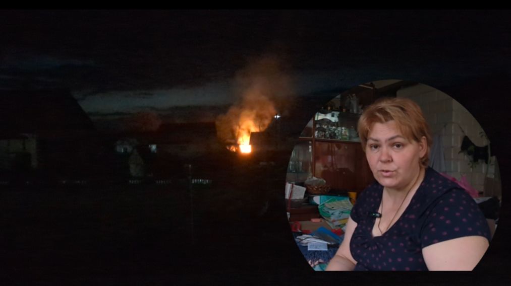 Страшный пожар.Никто не вышел на помощь .Живу в деревне.