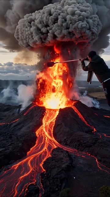 Извержение вулкана: мощь природы вулкан извержение природа