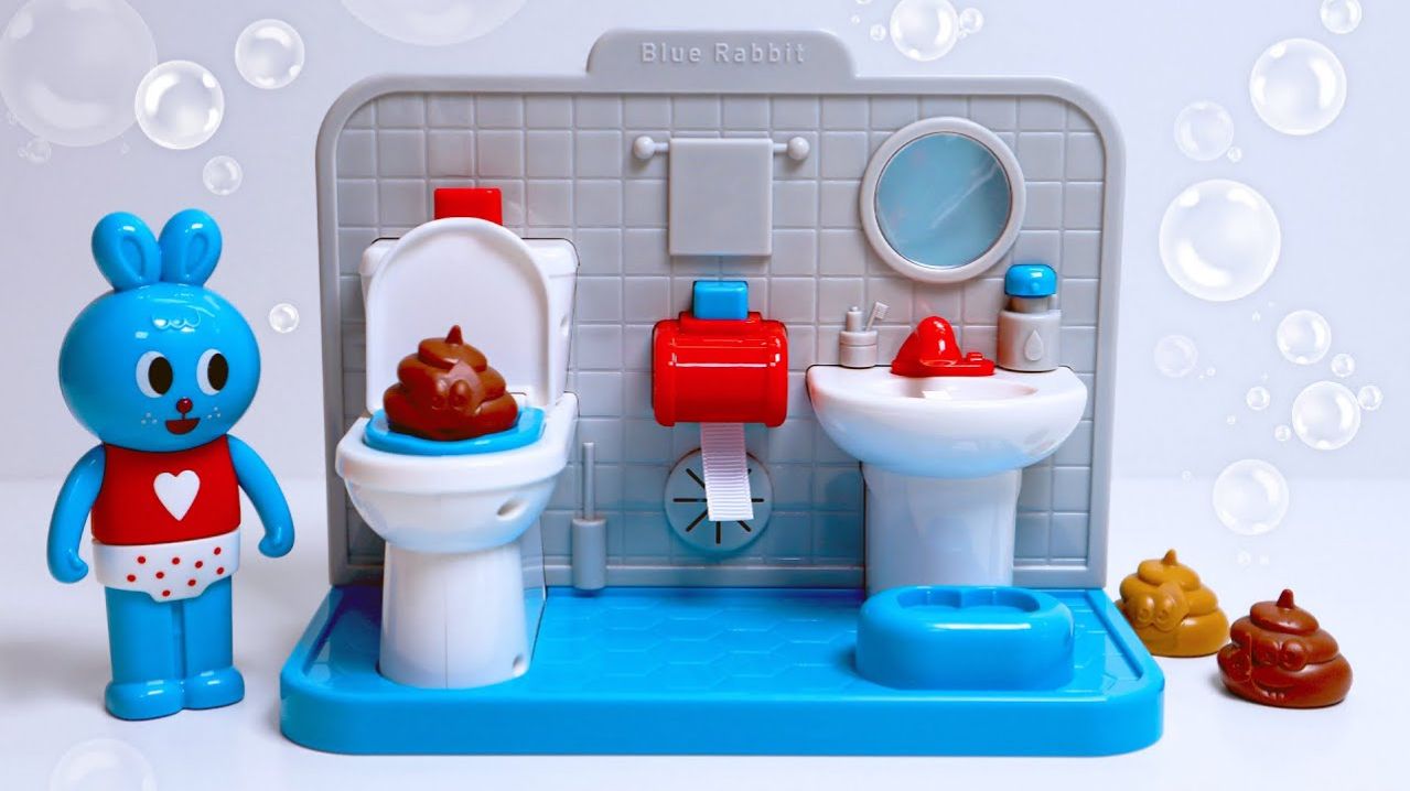 Игровой набор для приучения к горшку! Обзор игрушек! Игры для детей и распаковка! Мультики