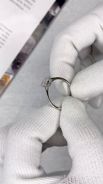 Кольцо с лабораторными бриллиантами арт: С11049