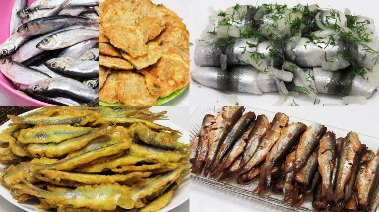 Мелкая РЫБА Как приготовить ВКУСНО и ПРОСТО - сразу 4 рецепта на каждый день к любому столу. Салака