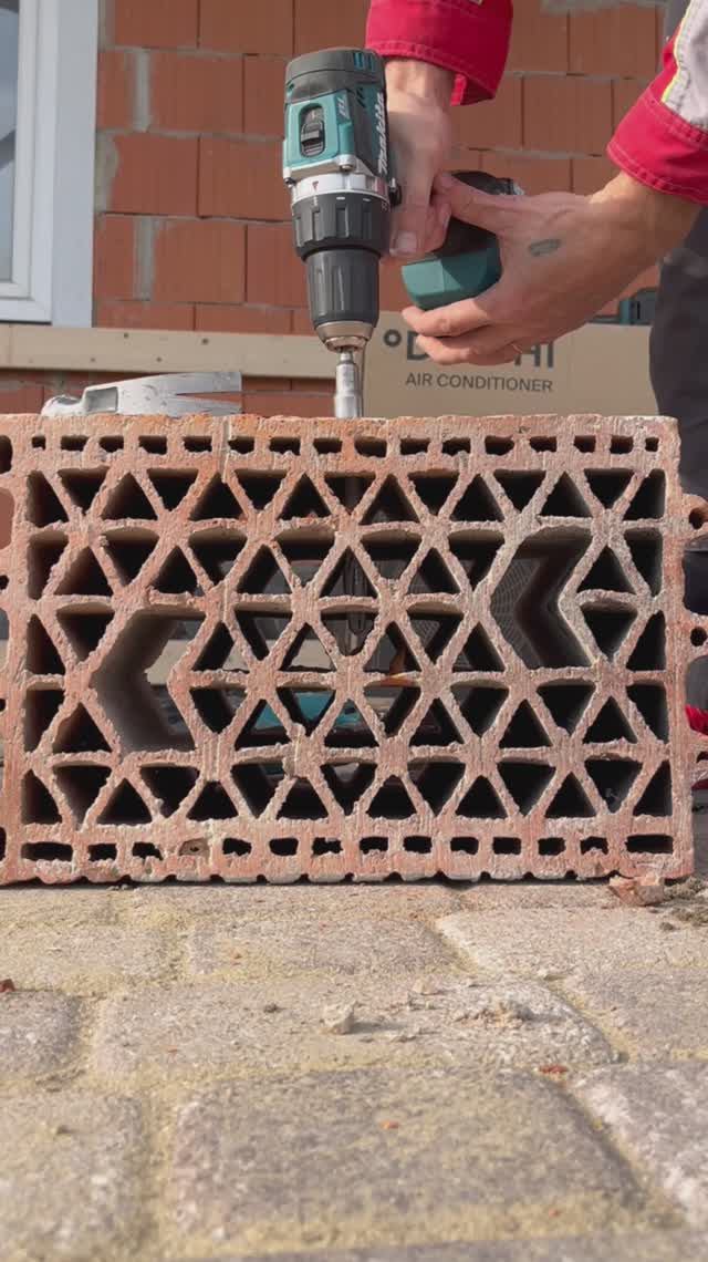 Тест крепежа по керамическому Блоку