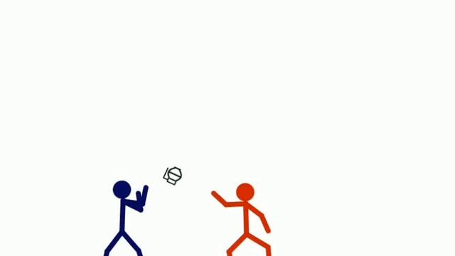 бой стикманов синий Vs красный!!