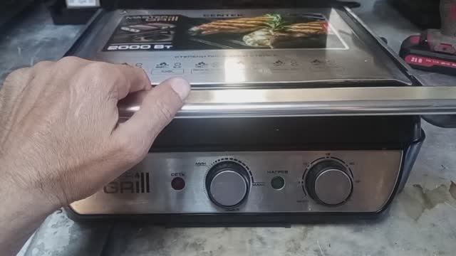 Контактный гриль CT-1466 не включается | Простой ремонт!