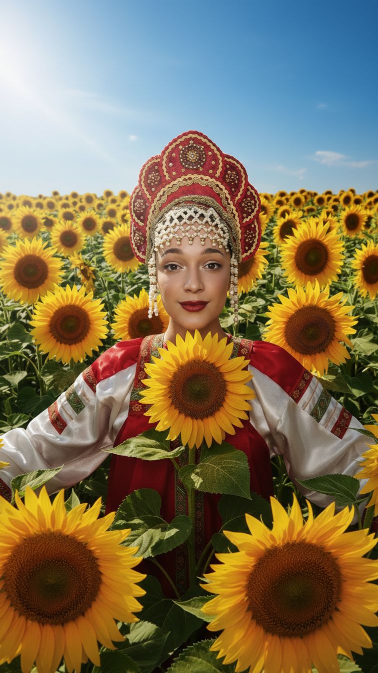 Подсолнухи уже греют ваши души.