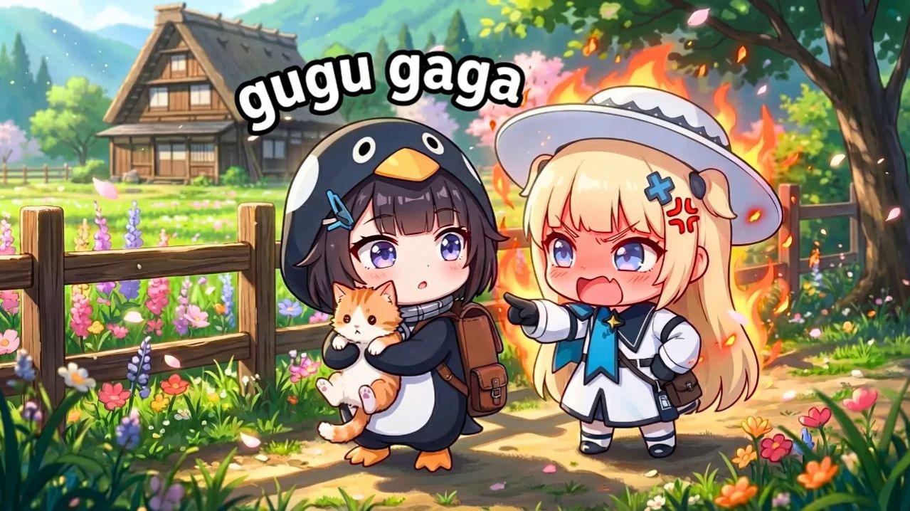 ГУГУ ГАГА начинает все сначала - История нежного спасения пингвиненка Хаоса и Фиби