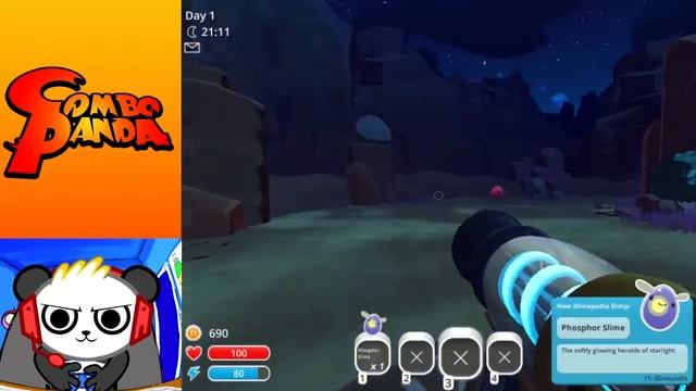 Combo's Cute Slime Hunting Day! Let's Play Slime Rancher With Combo Panda