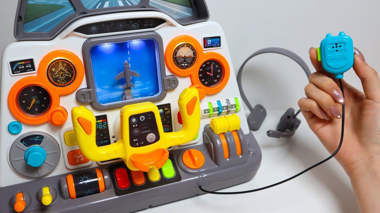 Игровой набор Большой самолет! Играем вместе! Обзор игрушек! Игры для детей и распаковка!