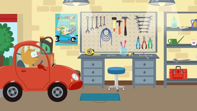 🍿 Котенок Котэ и Волшебный гараж - Вкусняшки для Котэ - Мультики про машинки