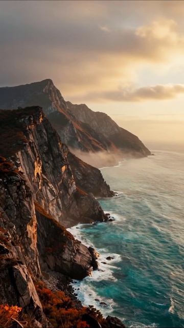 Величие скалистого побережья природа ландшафт горизонт